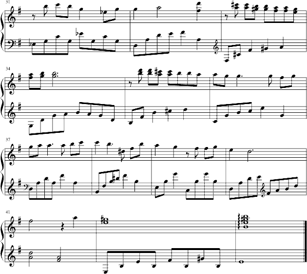 静静的走廊钢琴曲谱（图3）
