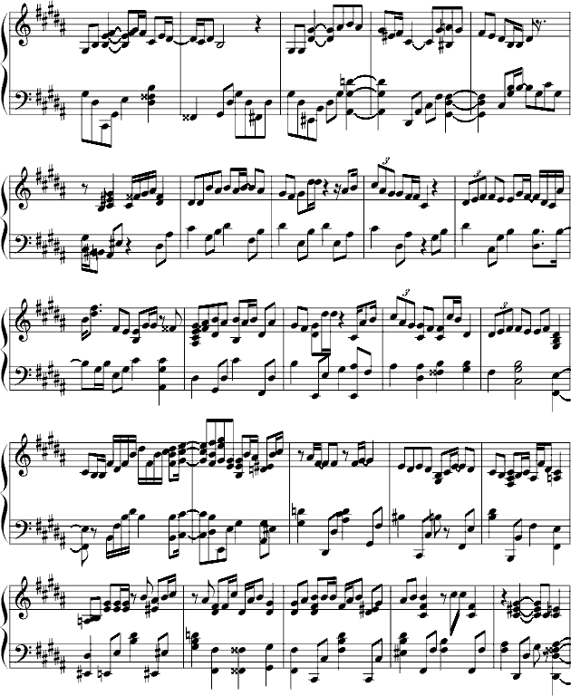 花无雪钢琴曲谱（图3）
