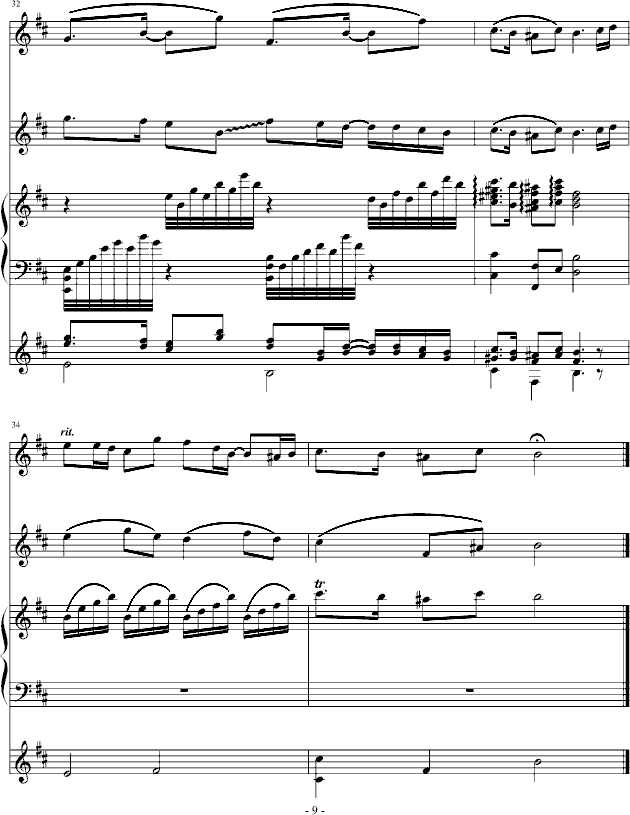 泪光钢琴曲谱（图9）