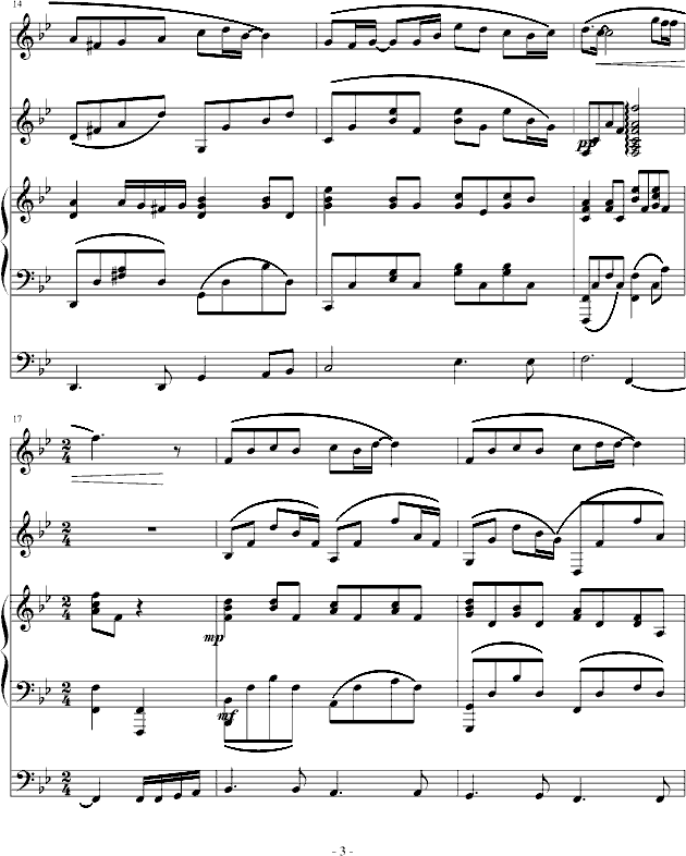同样的梦 （乐队版）钢琴曲谱（图3）
