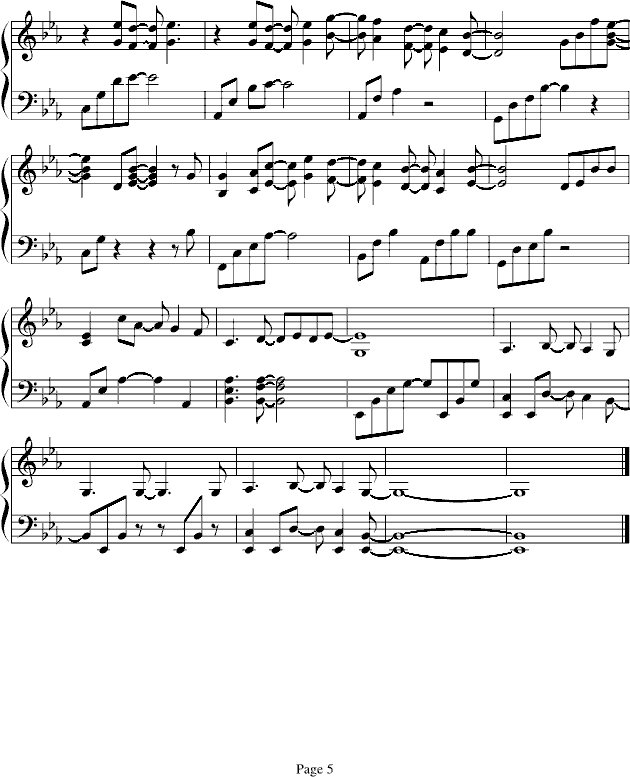 给你最大的幸福钢琴曲谱（图5）