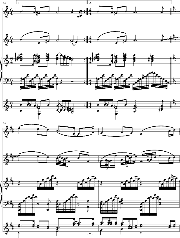 泪光钢琴曲谱（图7）