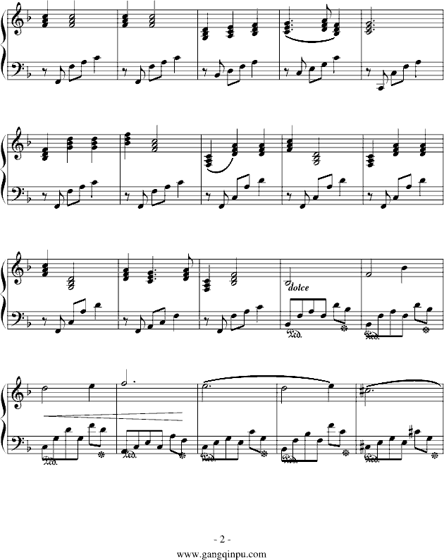 春笋钢琴曲谱（图2）