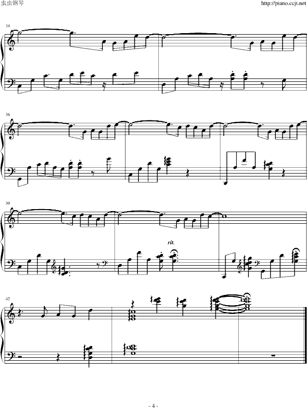 有梦好甜蜜-SilverRay版钢琴曲谱（图4）