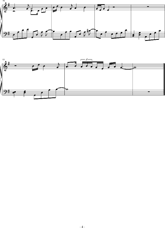 菊花台-windtsao钢琴曲谱（图4）