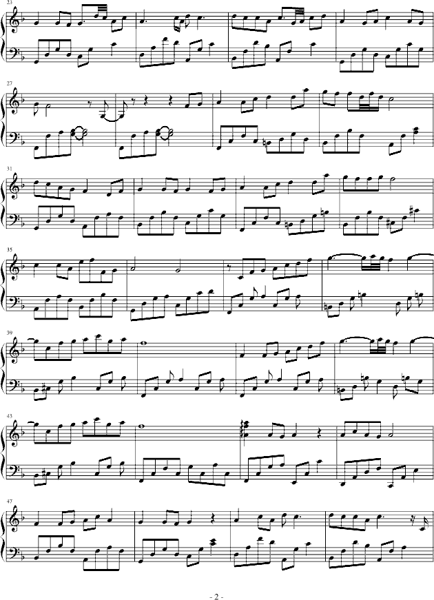 菊花台-windtsao钢琴曲谱（图2）