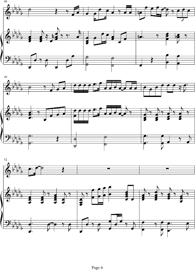 一言为定-（弹唱版）钢琴曲谱（图6）