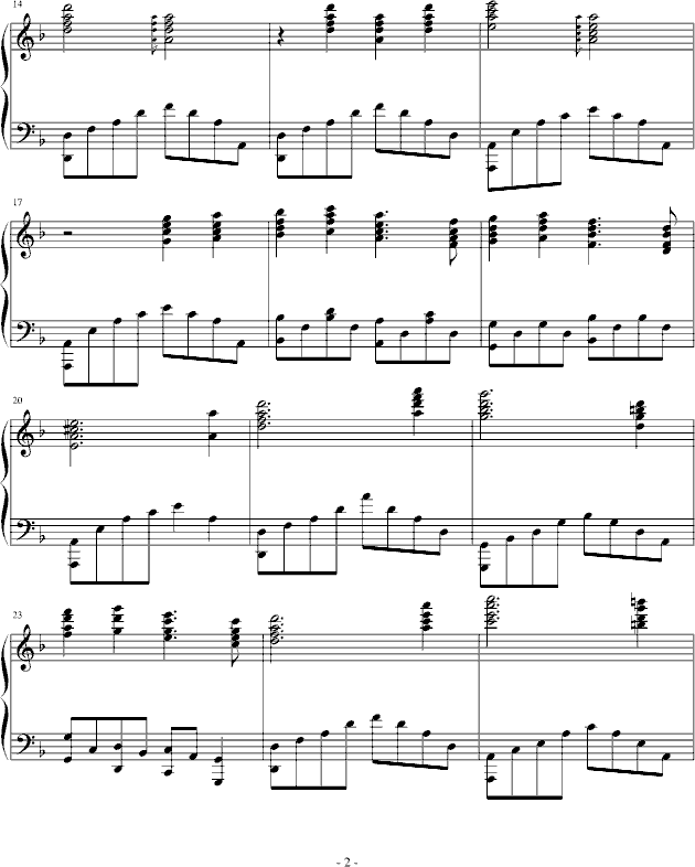 Exodus钢琴曲谱（图2）