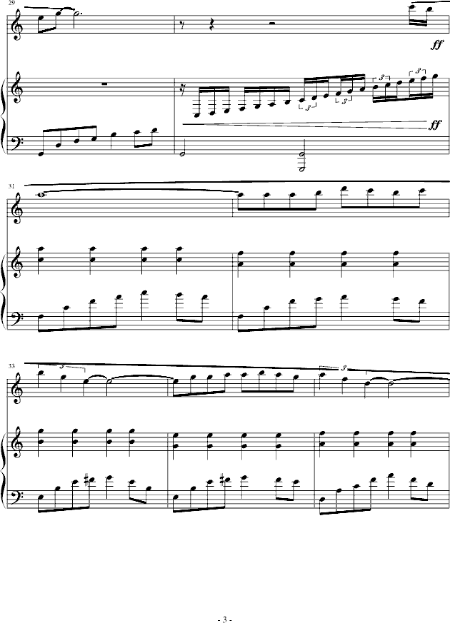雨后天晴钢琴曲谱（图3）