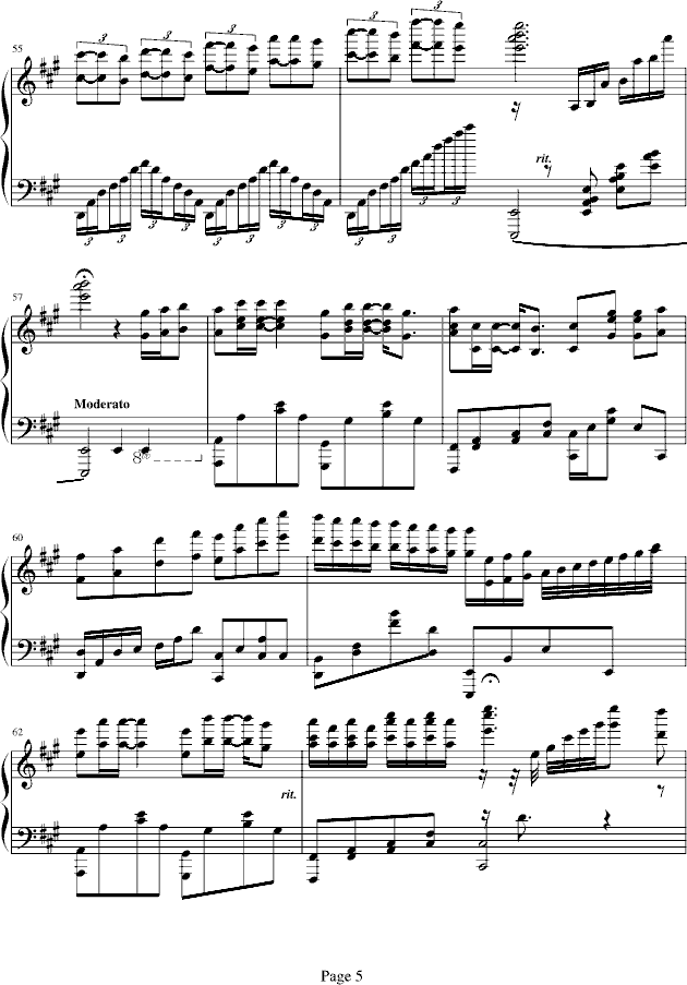 离家出走-（Piano Version）钢琴曲谱（图5）