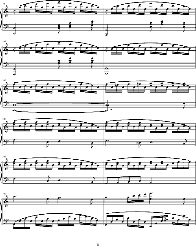 幻想曲钢琴曲谱（图6）