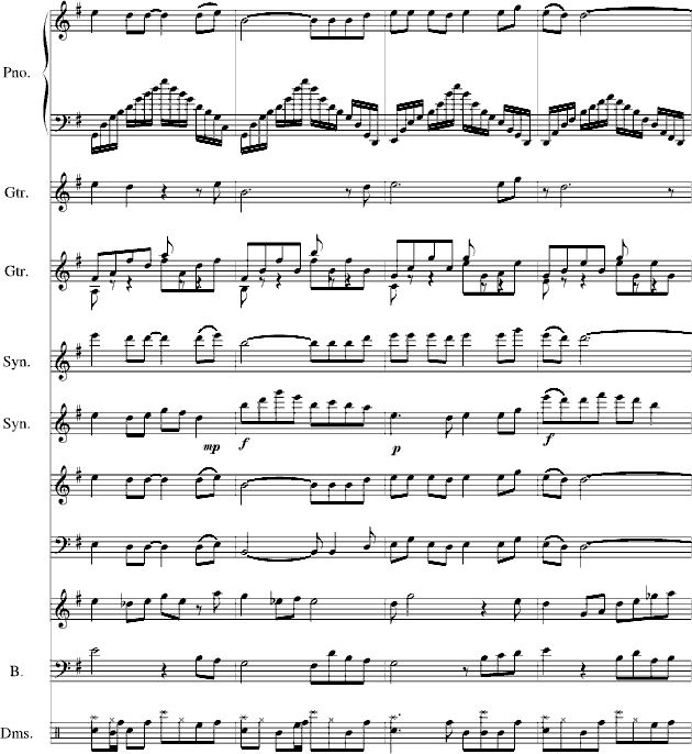 我爱飞扬钢琴曲谱（图20）