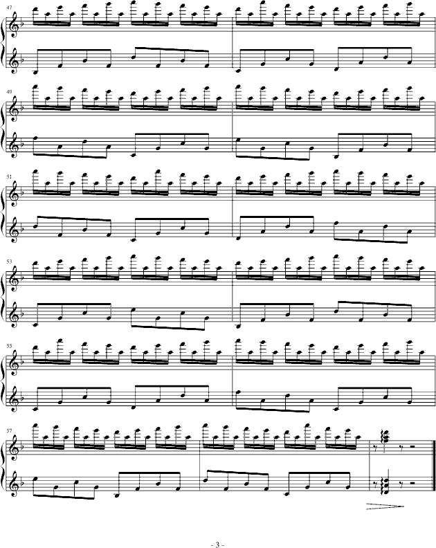 送给LZM的歌钢琴曲谱（图3）