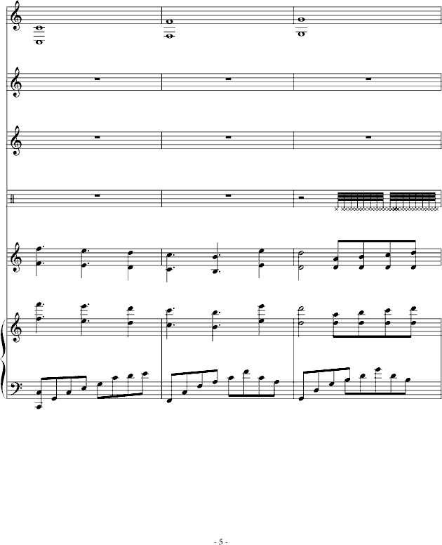 达拉然的秋天钢琴曲谱（图5）