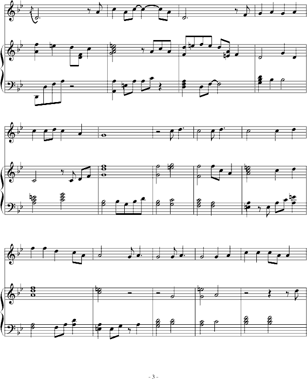 用心良苦-弹唱钢琴曲谱（图3）