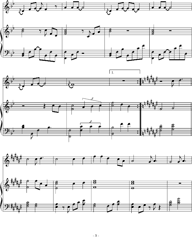 用心良苦-弹唱钢琴曲谱（图5）