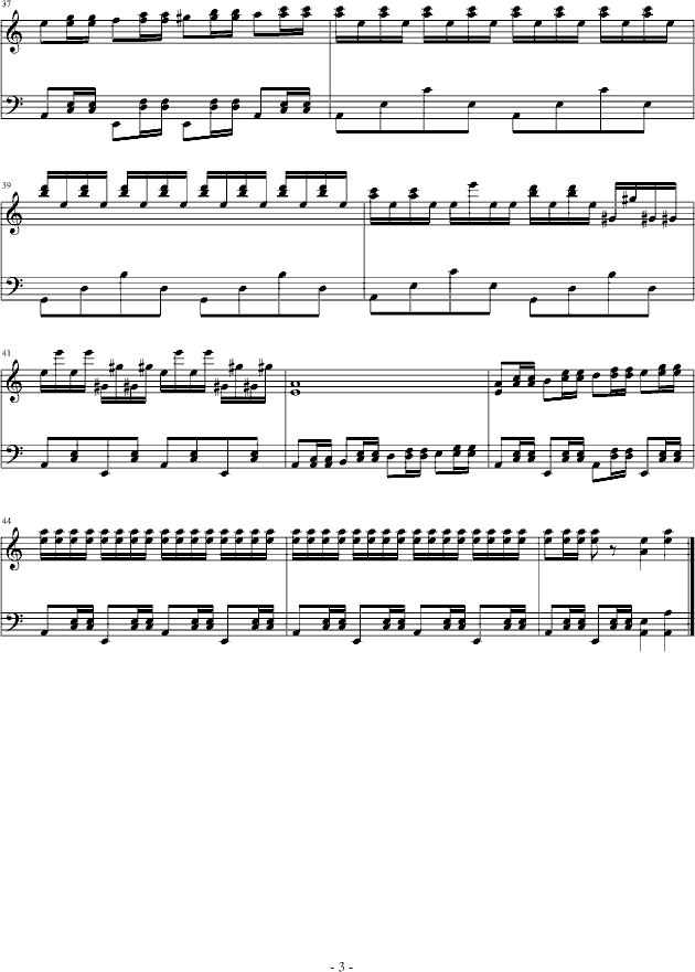 精灵之舞钢琴曲谱（图3）