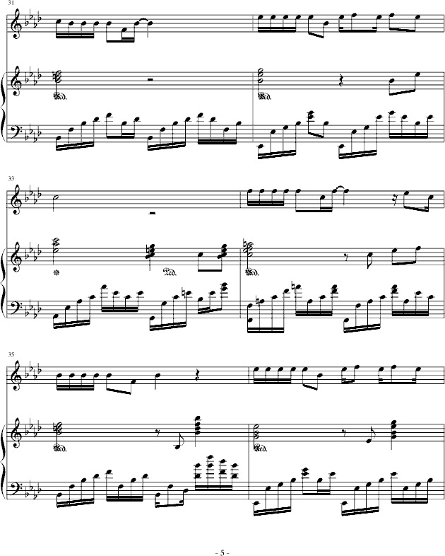 来生缘-弹唱钢琴曲谱（图5）