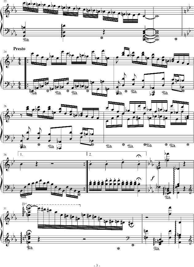 鬼火钢琴曲谱（图3）