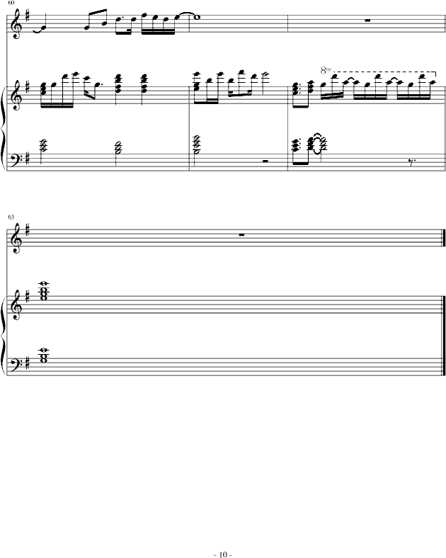 千纸鹤钢琴曲谱（图10）
