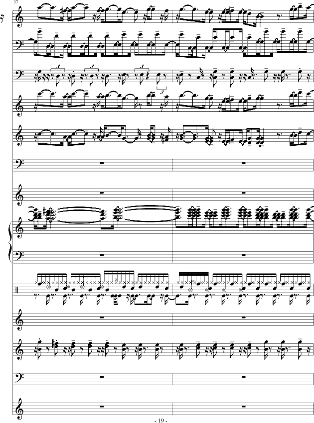 不怕不怕-总谱钢琴曲谱（图19）