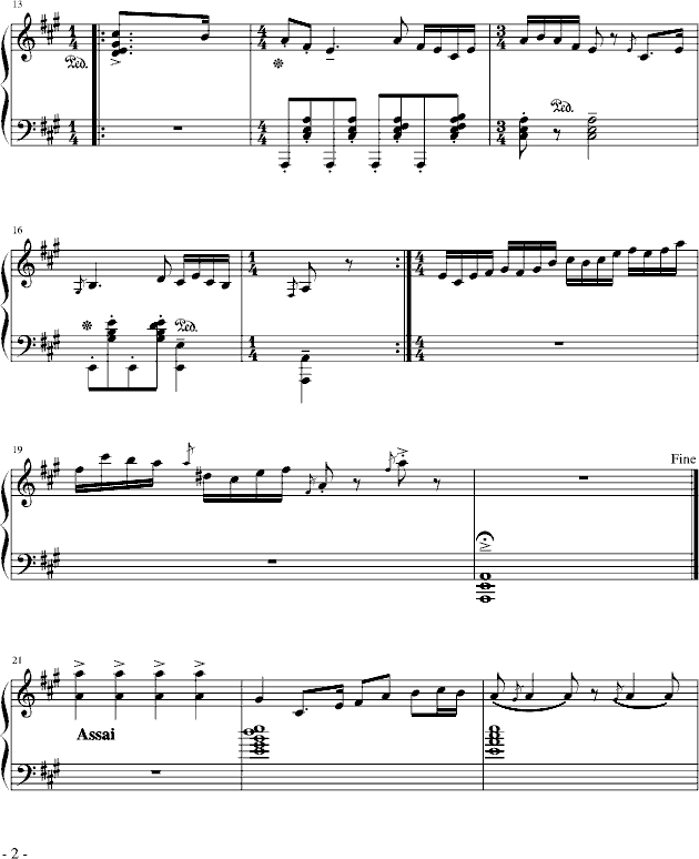 粤风·赛龙舟钢琴曲谱（图2）