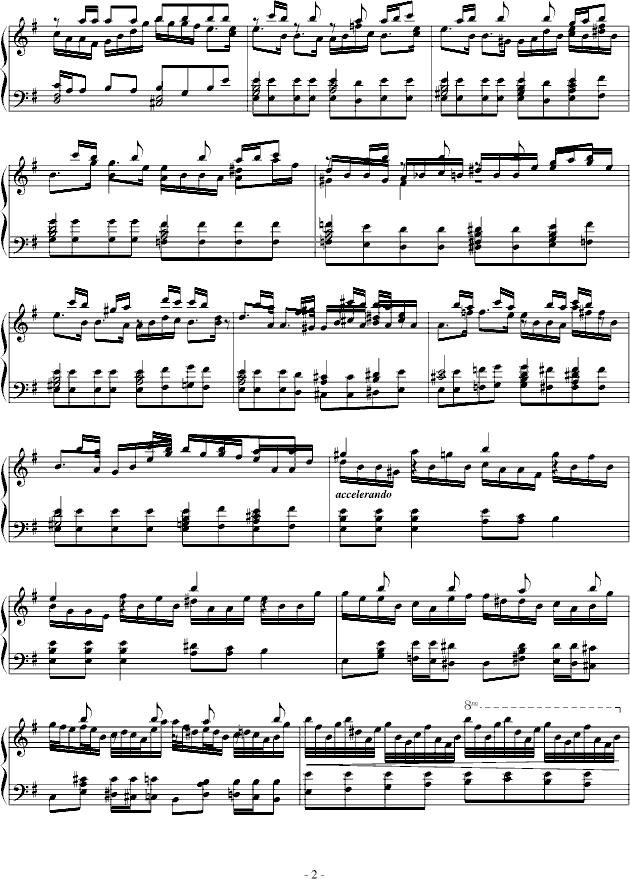 黎明前奏曲钢琴曲谱（图2）