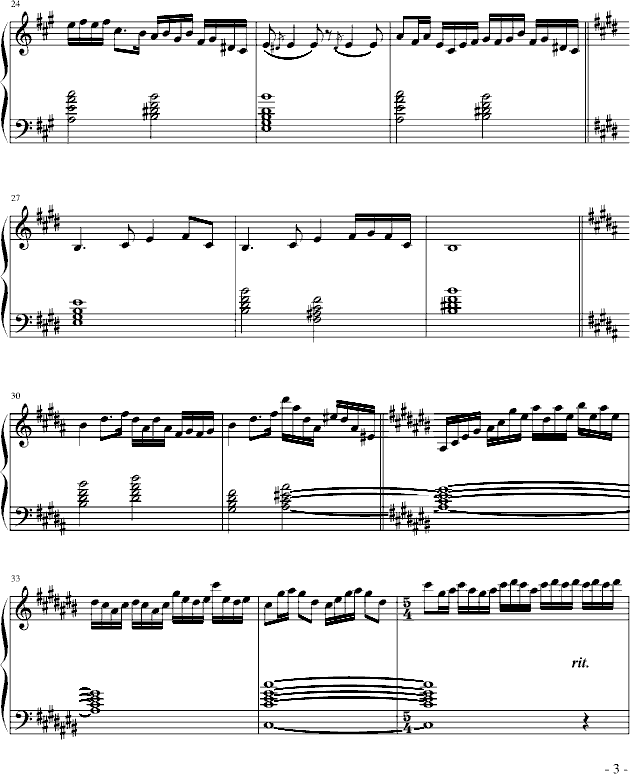 粤风·赛龙舟钢琴曲谱（图3）