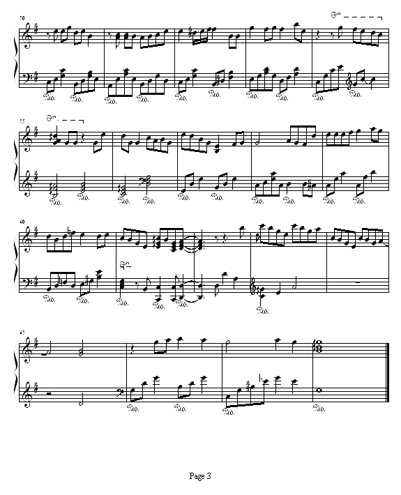 眼红红-(原版钢琴)钢琴曲谱（图3）