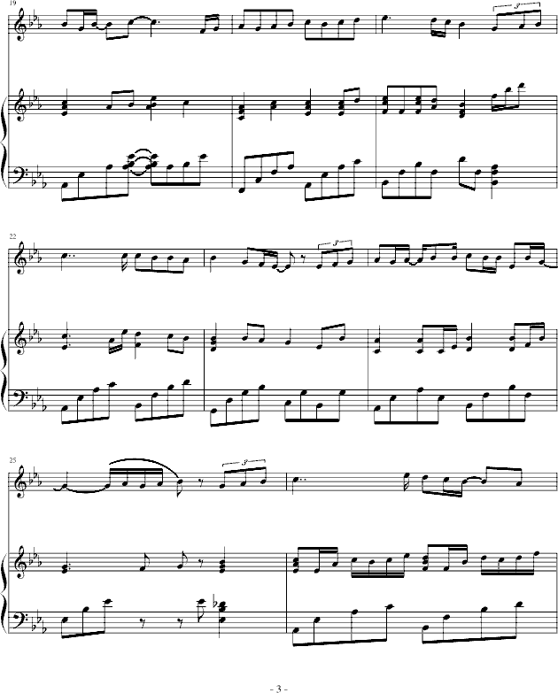 风吹不停钢琴曲谱（图3）