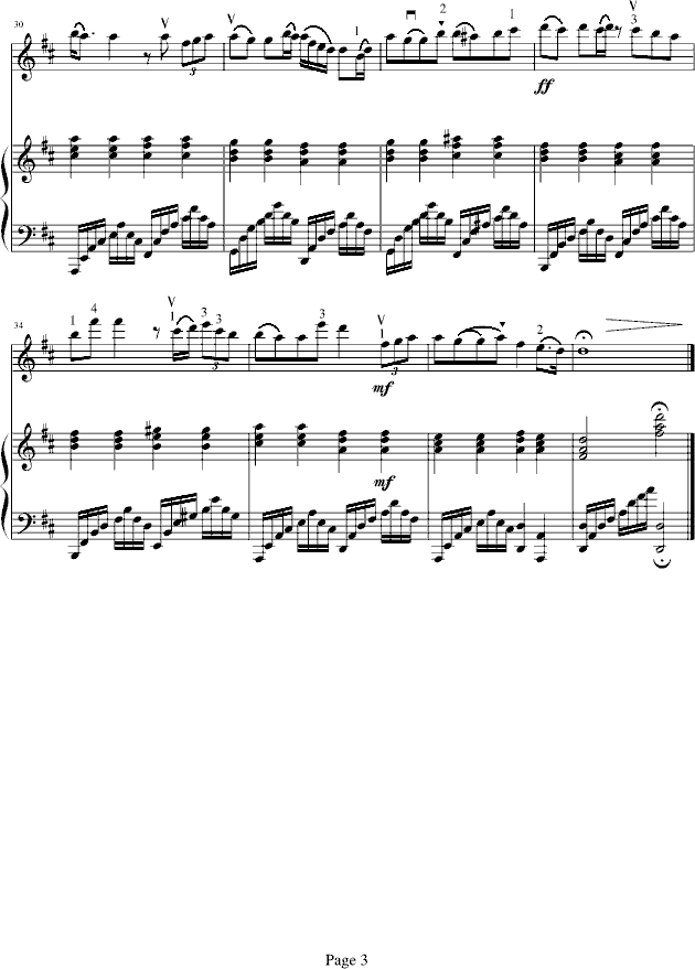 飘雪-弹唱XP版钢琴曲谱（图3）