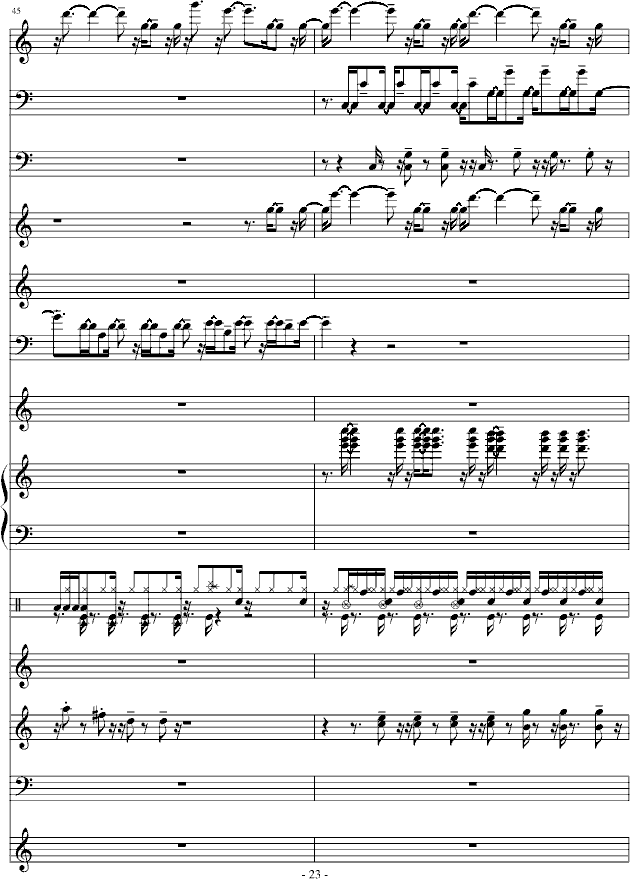 不怕不怕-总谱钢琴曲谱（图23）