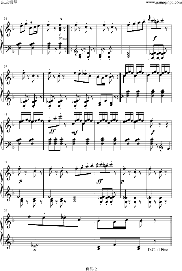 练习曲OP37NO29钢琴曲谱（图2）