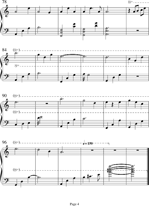 [浮空界]唯美惟美钢琴曲谱（图4）