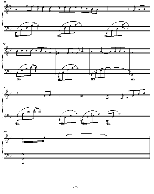 从开始到现在-幸福版钢琴曲谱（图7）