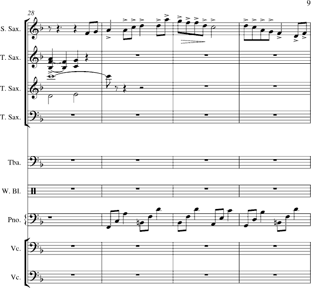 菊花台-总谱钢琴曲谱（图9）