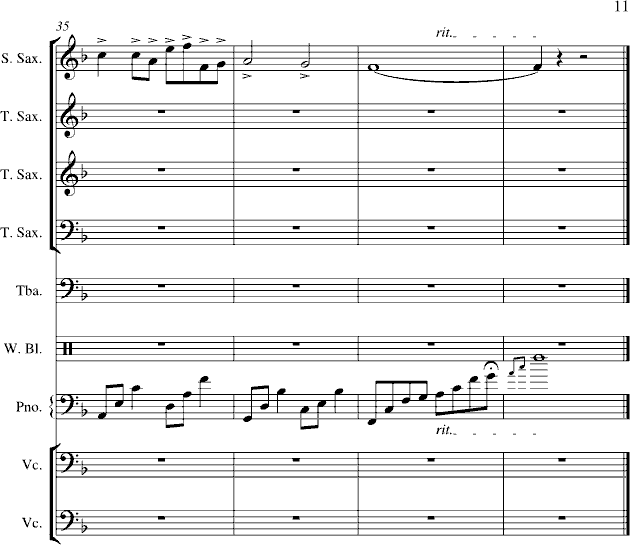 菊花台-总谱钢琴曲谱（图11）