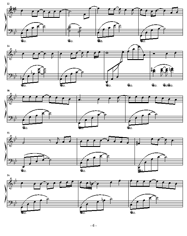 从开始到现在-幸福版钢琴曲谱（图6）