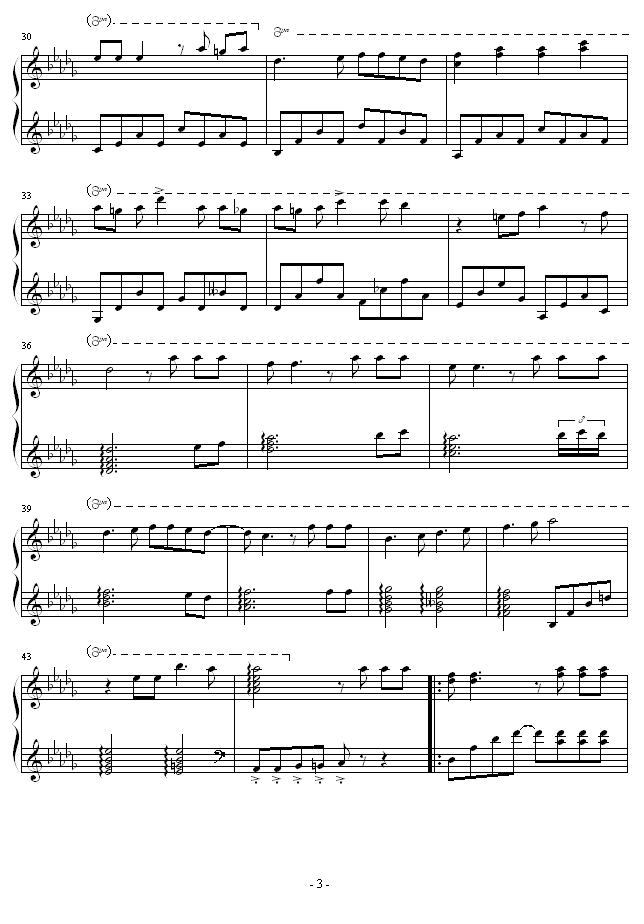 月光-52498190版钢琴曲谱（图3）
