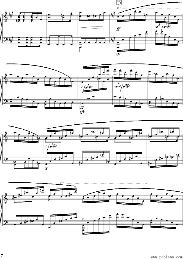 蓝色独白钢琴曲谱（图7）