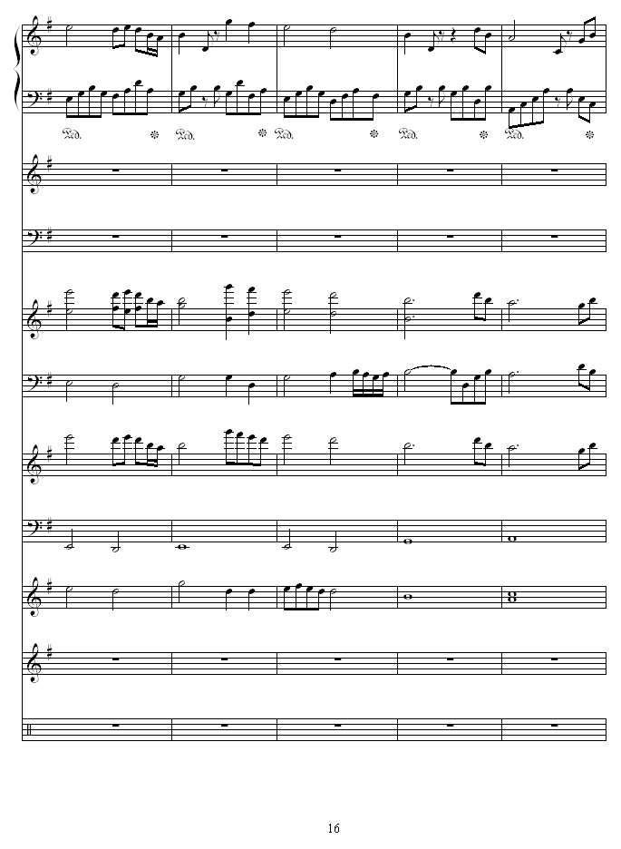 夜莺-Nightingale钢琴曲谱（图16）