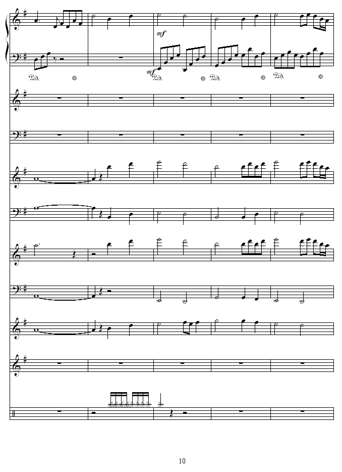 夜莺-Nightingale钢琴曲谱（图10）