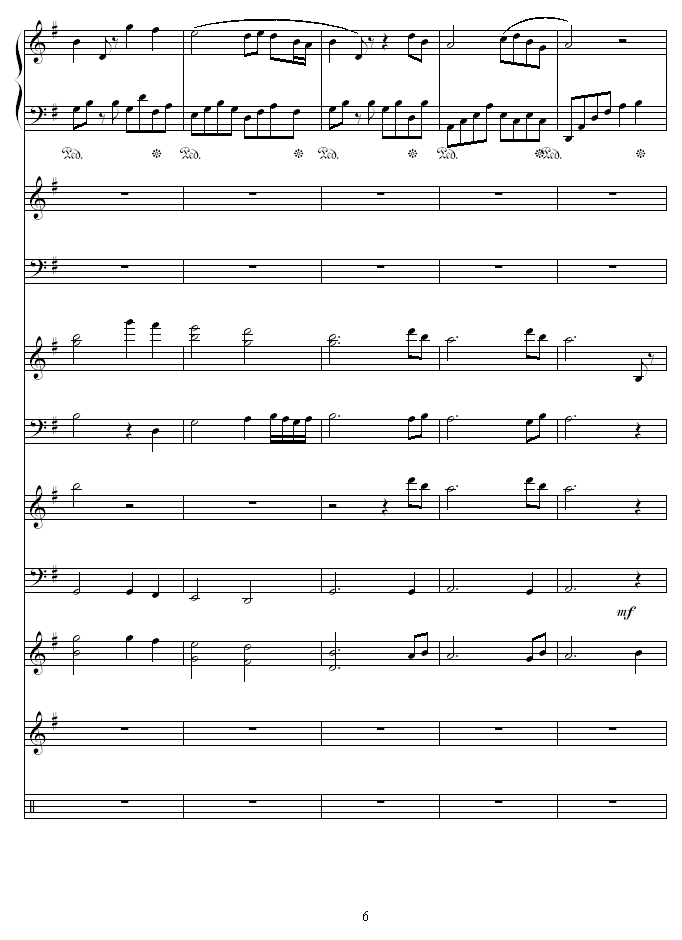 夜莺-Nightingale钢琴曲谱（图6）