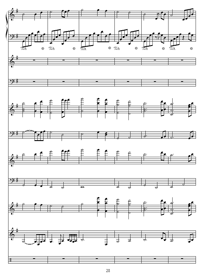 夜莺-Nightingale钢琴曲谱（图28）