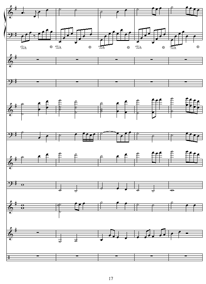 夜莺-Nightingale钢琴曲谱（图17）