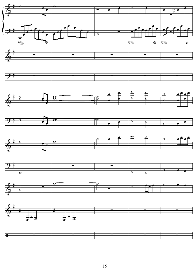 夜莺-Nightingale钢琴曲谱（图15）
