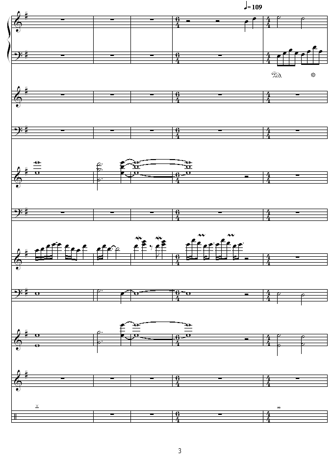 夜莺-Nightingale钢琴曲谱（图3）
