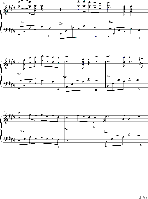 利鲁之歌钢琴曲谱（图8）