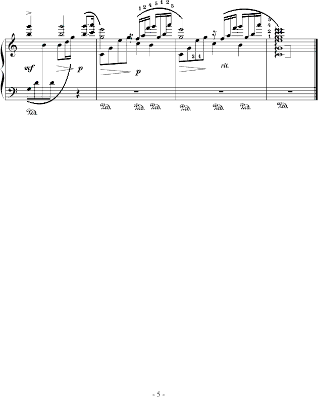 阿蒂丽娜叙事曲-我学钢琴钢琴曲谱（图5）