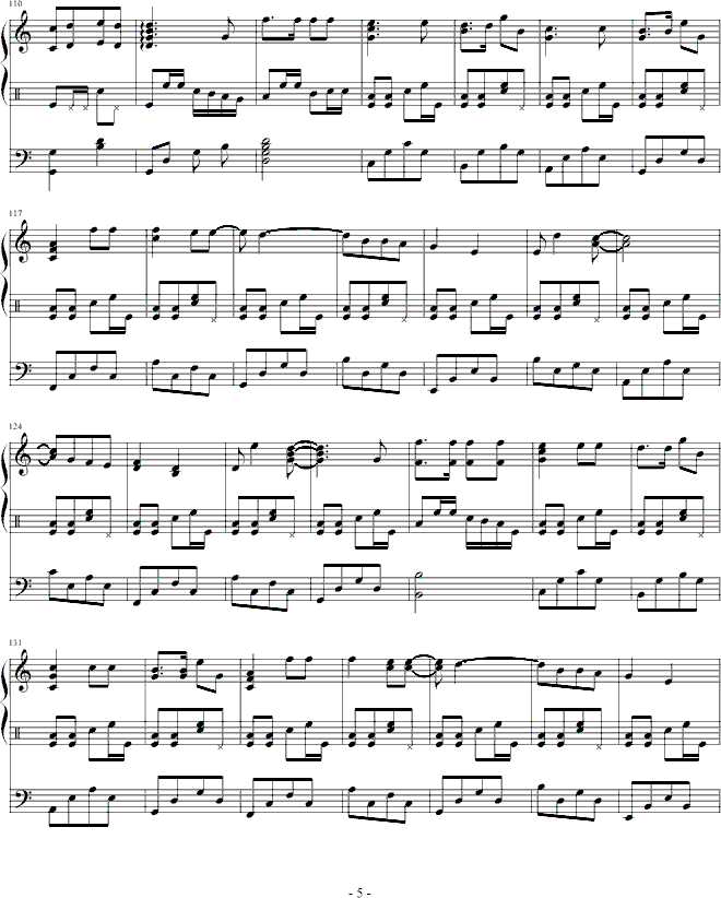 星月游乐园钢琴曲谱（图5）